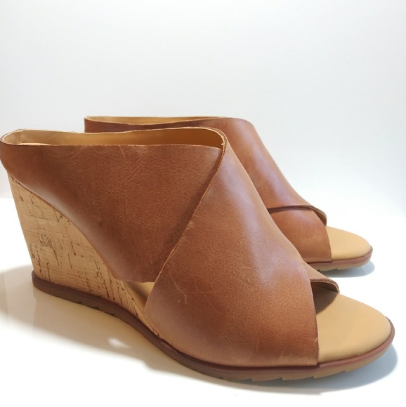 korks Shoes - Korks Violetta Leather Wedge Mule